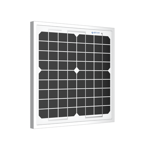Image of ACOPower 10W Mono Solar Panel for 12V Battery Charging RV Boat, Off Grid