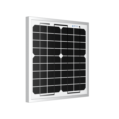 Image of ACOPower 10W Mono Solar Panel for 12V Battery Charging RV Boat, Off Grid
