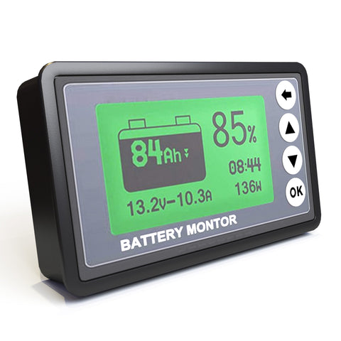 Image of ACOPOWER 500A Battery Monitor, High and Low Voltage Programmable Alarm, Voltage Range 10V-120V