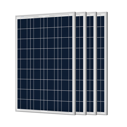 Image of ACOPower 100W Polycrystalline Solar Panel for 12 Volt Battery Charging