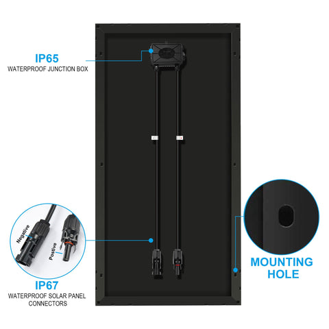 Image of ACOPower 200 Watt 12 Volts Monocrystalline for Water Pumps, Residential Power Supply