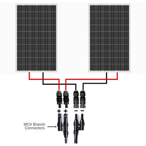 ACOPWER 1 Pair Solar Panel PV T/Y Connectors