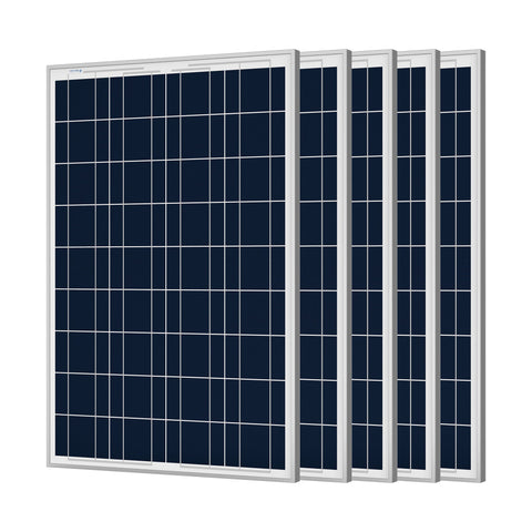 Image of ACOPower 100W Polycrystalline Solar Panel for 12 Volt Battery Charging