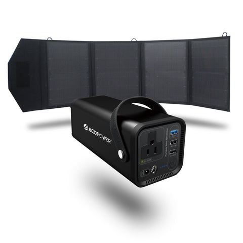 Image of ACOPOWER 154Wh Generator and 50W Portable Solar Panel