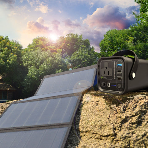 Image of ACOPOWER 154Wh Generator and 50W Portable Solar Panel