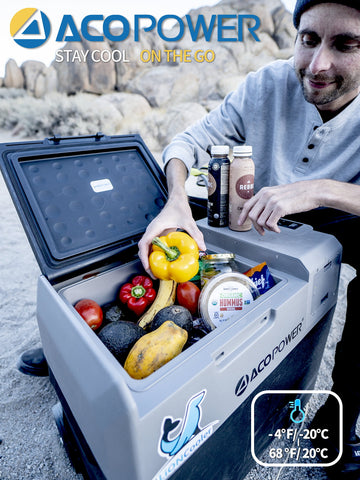 Image of LionCooler X30A Portable Solar Fridge Freezer, 32 Quarts