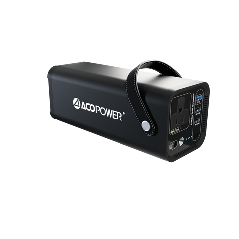 Image of ACOPOWER PS100 Power Station, 154Wh Portable Solar Generator, 110V/200W AC Outlet