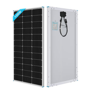 100 Watt 12 Volt Monocrystalline Solar Panel (Compact Design) - Solar Energy Giant