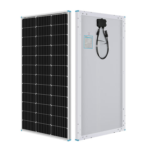 Image of 100 Watt 12 Volt Monocrystalline Solar Panel (Compact Design) - Solar Energy Giant