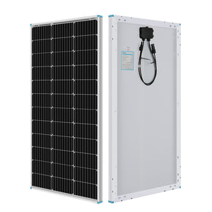 100 Watt 12 Volt Monocrystalline Solar Panel (Compact Design) - Solar Energy Giant