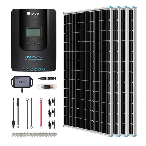 Image of New 400 Watt 12 Volt Solar Premium Kit - Solar Energy Giant